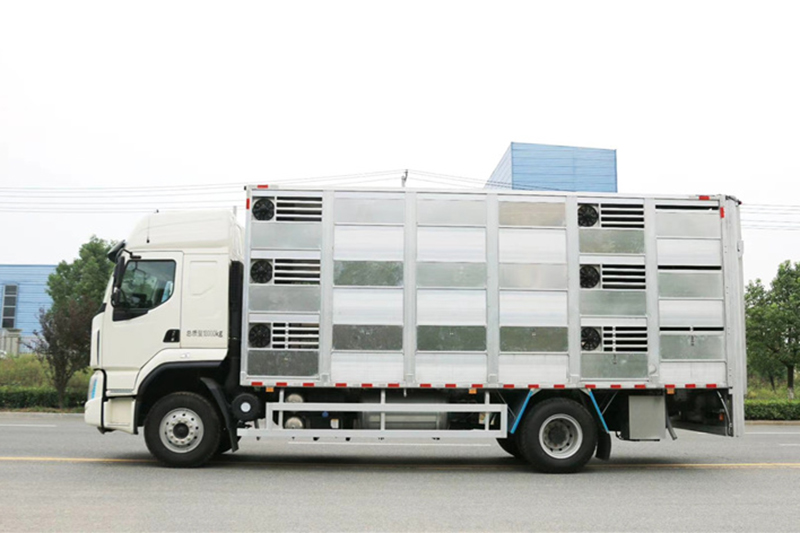 国六柳汽6.8米拉猪车